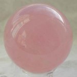 Rose quartz sphere