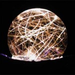 Rutilated smokey sphere