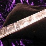 Clear quartz wand