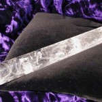 Clear quartz wand