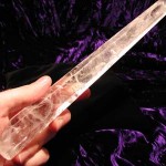 Clear quartz wand