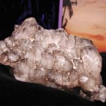 Clear and smokey quartz elestial cluster.