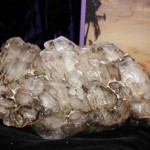 Clear and smokey quartz elestial cluster.