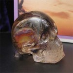 Smokey Quartz Skull